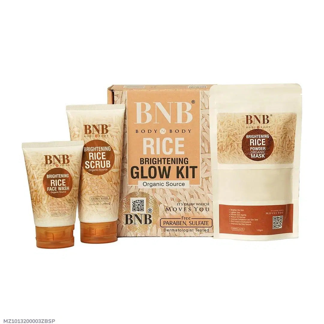 Reveal Your Natural Glow with the 3-in-1 Rice Brightening Glow Kit