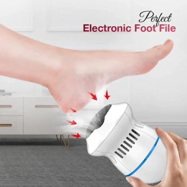 Electronic Foot File &amp Vacuum Callus Remover Rechargeable, Portable Foot Care Tool