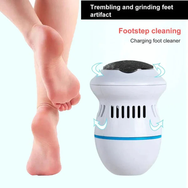 Electronic Foot File &amp Vacuum Callus Remover Rechargeable, Portable Foot Care Tool