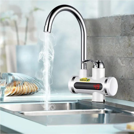 Instant Electric Hot Water Heater Faucet – Dual Hot & Cold Water Tap