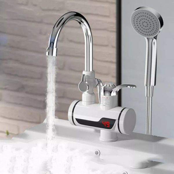 Instant Electric Hot Water Heater Faucet – Dual Hot & Cold Water Tap